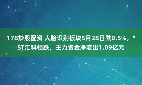 178炒股配资 人脸识别板块5月28日跌0.5%，*ST汇科领跌，主力资金净流出1.09亿元